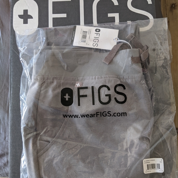 BNWT Figs Dark Space Grey Zamora Joggers Small - Picture 2 of 3